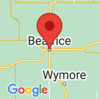 Map of Beatrice, NE US